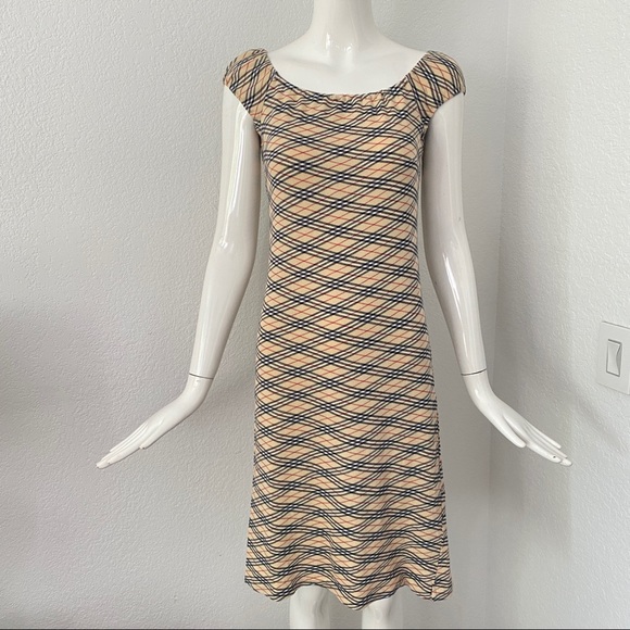 burberry plaid bodycon dress Burberry Chemisier Dress